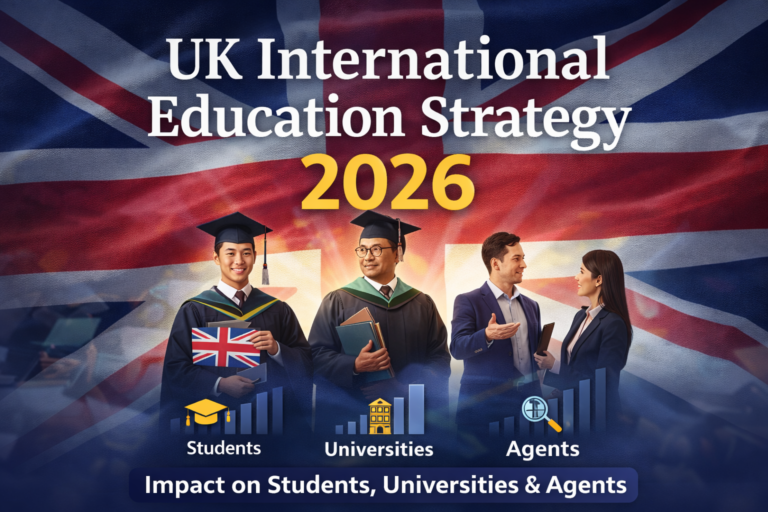 UK International Education Strategy 2026 impact analysis on students universities and education agents