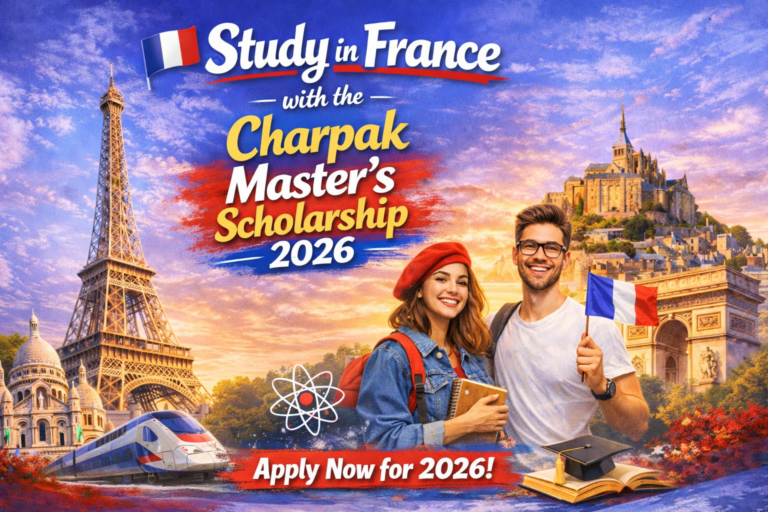 Study in France with the Charpak Master’s Scholarship 2026